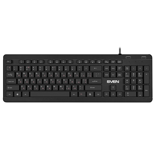 Широкий ассортимент sven клавиатура kb-e5700h 2 usb порта, чёрная для компьютерной техники с доставкой по всему Казахстану  | Рассрочка 0-0-24 