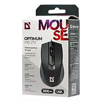 Широкий ассортимент мышь defender classic mb-270 ( черный ), usb 2кн, 1кл-кн, коробочка для компьютерной техники с доставкой по всему Казахстану  | Рассрочка 0-0-24 